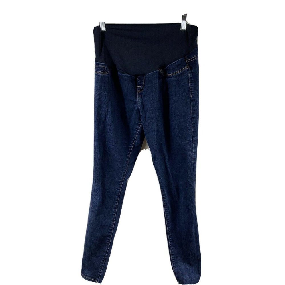 Liz Lange Maternity Full Panel Distressed Jegging